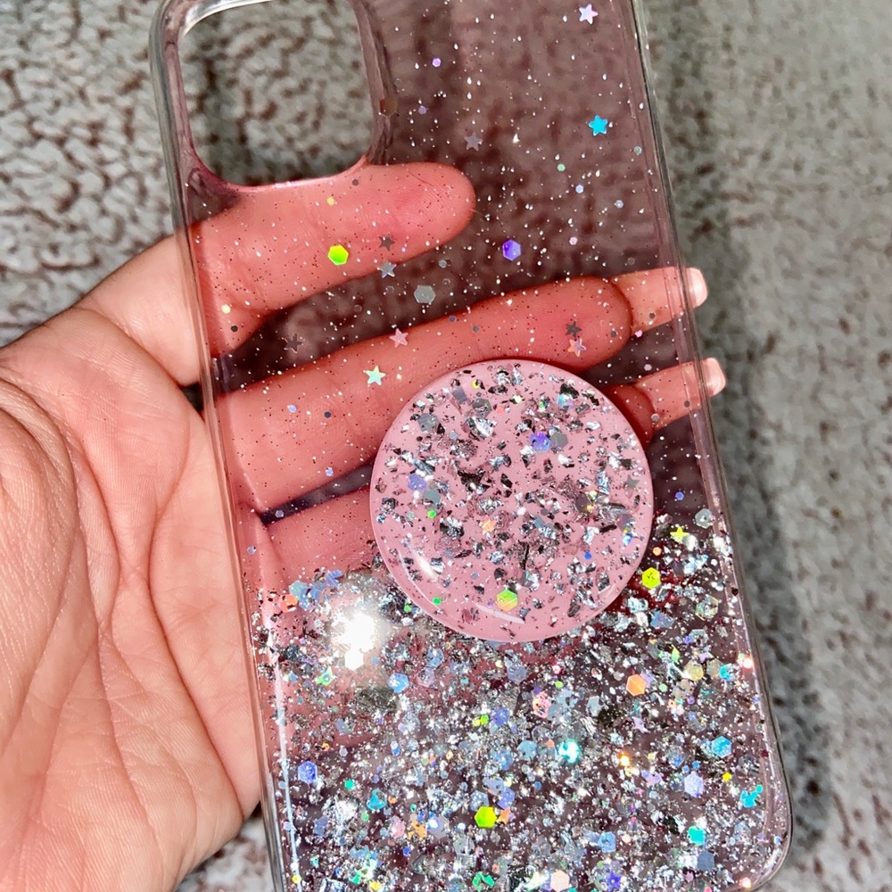 Glam phone case with stand